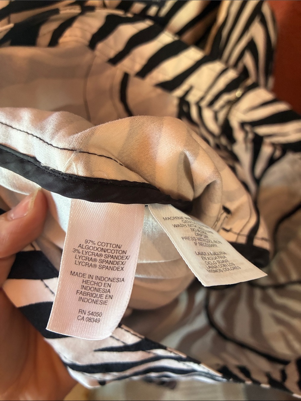 Jones New York Black & White Zebra-Print Button-Down Shirt - Picture 3 of 4